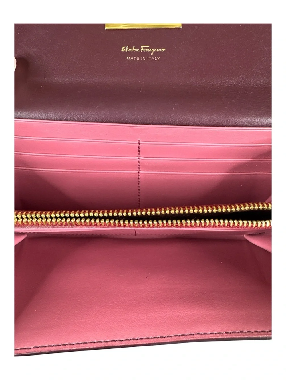 SALVATORE FERRAGAMO Tri-Color Gancini Continental Wallet